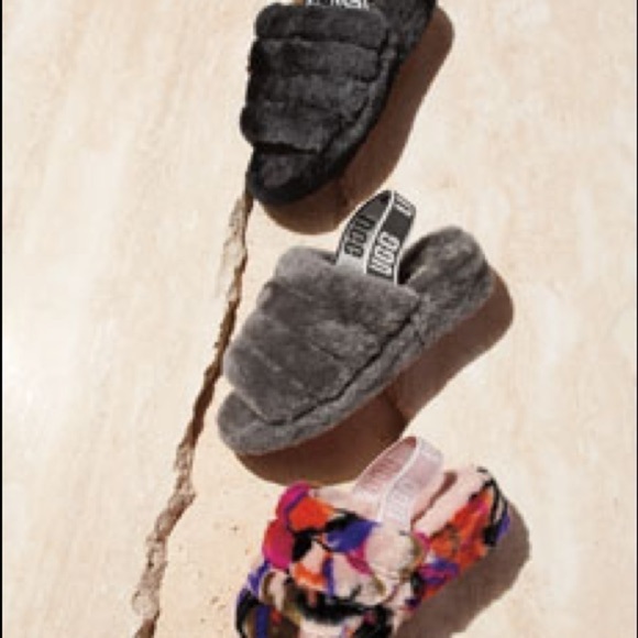 UGG Fluff Yeah Slide Motlee Slippers 1 - Picture 2 of 8